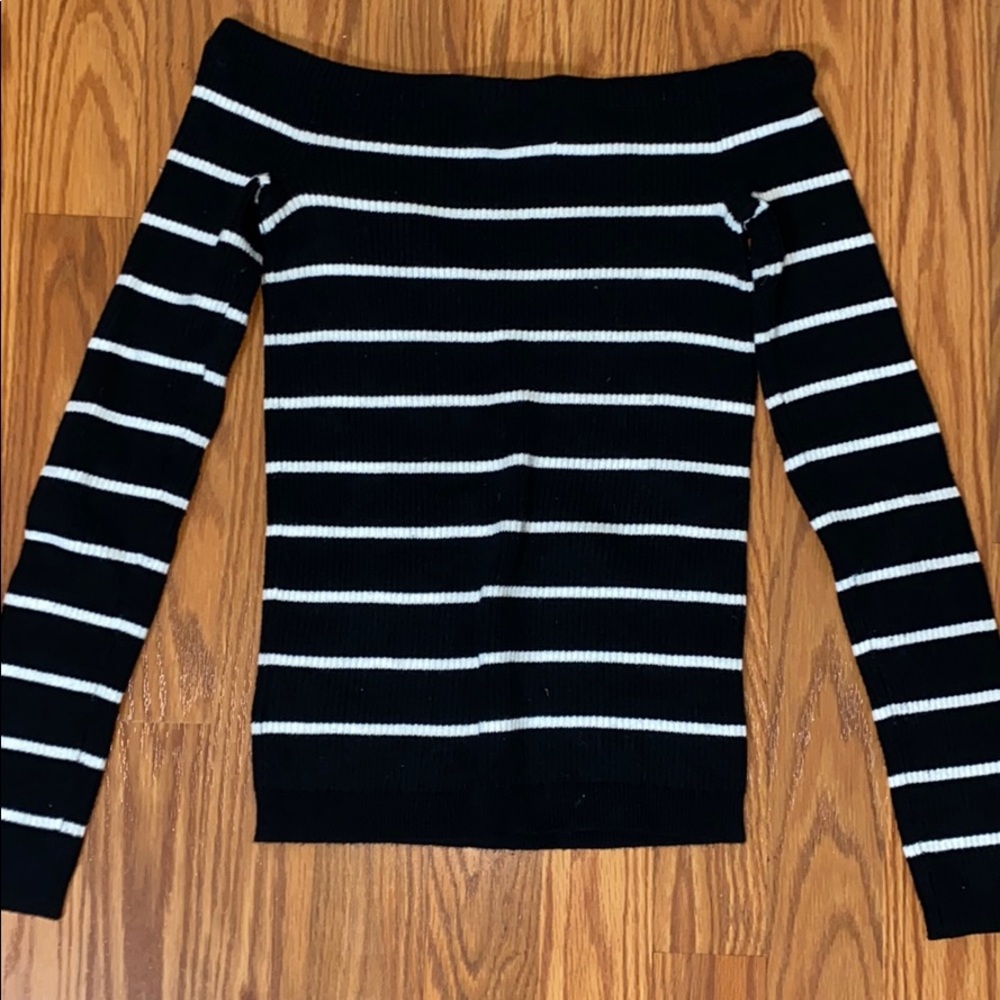 Off the shoulder sweater